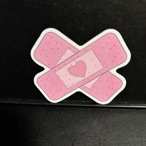 PINK BAND-AIDS STICKER